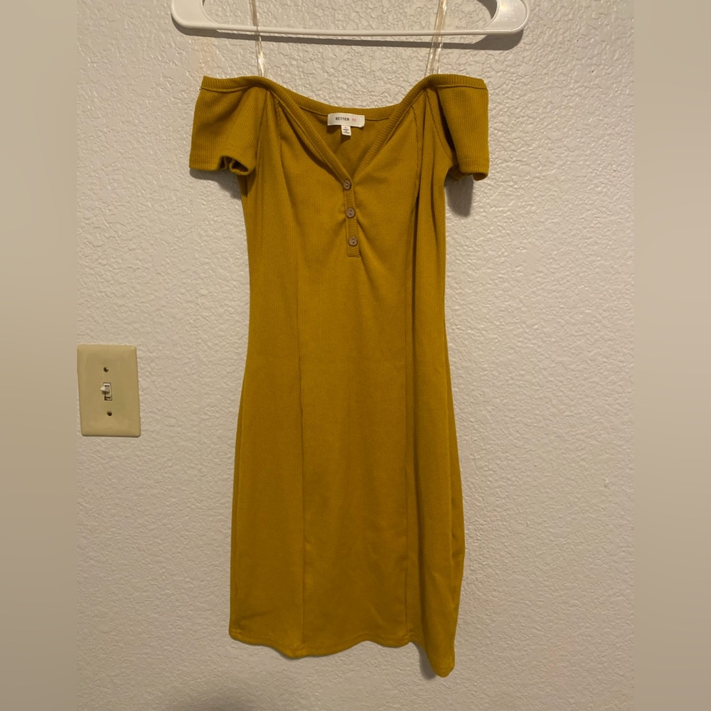 Off the shoulder dress